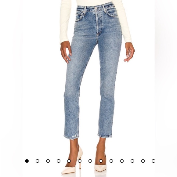 Citizens of Humanity Charlotte High Rise Straight Jeans Dresden - Picture 1 of 11